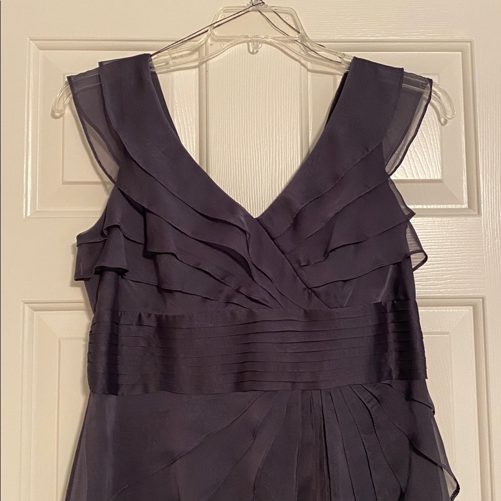 Adrianna Papell grey Wedding guest Dress in 12 Petite